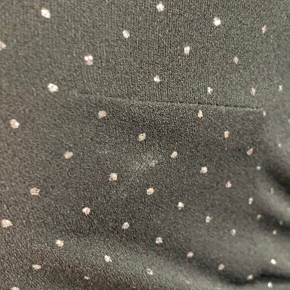 MARC JACOBS RUNWAY 10 Black Silver Dots Long Sleeve High Neck Bow A-Line Dress - Picture 5 of 7